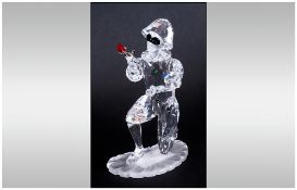 Swarovski SCS Annual Edition 2001 Cut Crystal Figure, members only edition, 'Masquerade Series,
