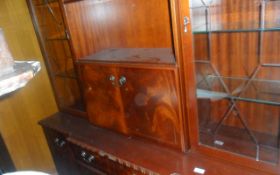 Dark Wooden Wall Unit