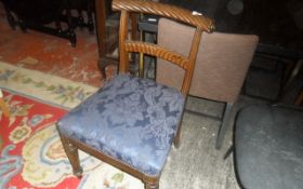 Dark Wooden Dining Room Chair
