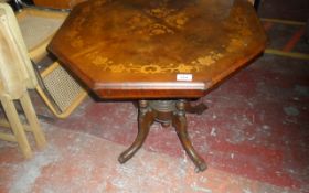 Wooden Hexagonal Occasional/Side Table