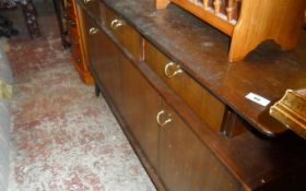 Dark Wooden G Plan Sideboard Unit