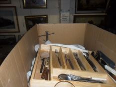 Box of Assorted Kitchen Items.