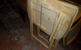 Pair Of Foldaway Tables