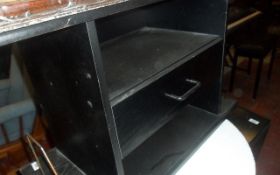 Black Wooden Entertainment System