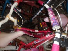 Childrens Pink BMX type bike