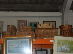 Large CollectionOf Wicker Baskets