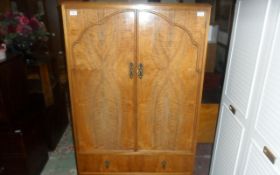 Waring & Gillow Wooden Wardrobe With Drawers