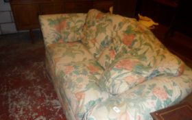 Floral Patterned Two Seater