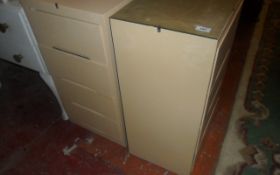 Pair Of painted Wooden Drawers