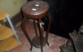 Wooden Circular Plant Stand/