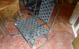 Metal Outdoor Rocking Chair