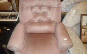 Pink Lounge Recliner