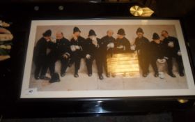 Black Framed Policeman Picture