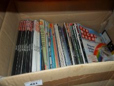 Box of Micro User Magazines.