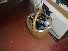 Basket Full of Hangers.