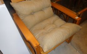 Wooden & Cushion Chair