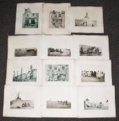 Native American Interest. Collection of 12 Photographs of American Indians, Published by Canadian