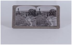 Mount Gilboa and Valley of Jezreel, The Scene of Saul's Defeat From The Citadel Bethshan, Palestine.