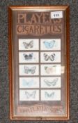 Players Cigarettes Framed and Glazed Butterfly Cigarette Cards ( 10 ) In Total. Size 8 x 15.
