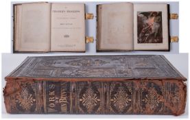 Large Leather Bound Family Volume of The Works of John Bunyan and other Select Works, With Many