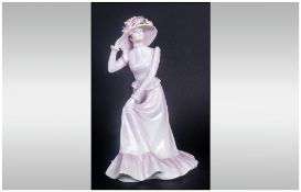 Coalport - Special Ltd and Numbered Edition Figurine ' The Ascot Lady ' Number 166 of 750 Pieces.