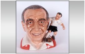 Bairston Manor Pottery Limited Edition Character Jug Number 171/1500. Stanley Matthews Wizard Of