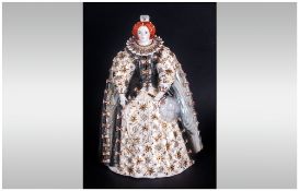 Royal Worcester Ltd and Numbered Edition Figurine ' Queen Elizabeth I ' RW.4651, Michael Talbot.