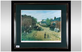 Tom Dodson Pencil Signed Ltd and Numbered Edition Colour Print - Titled ' The Village Smithy ' Num