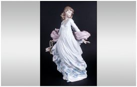 Lladro Figure ' Spring Splendor ' Model Num.5898. Issued 1992, Height 11.75 Inches, Excellent