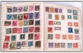 Green Triumph Stamp Album, past its best, but contains several better stamps.