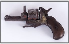 Fritum German Folding Trigger 6 Shot Dog Gun In Poor Order AF