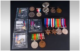 Military Interest 2 WWI Medals, War Medal Awarded To 78838 CPL J Lees Tank Corps, Victory Medal