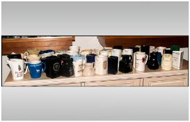 Large Collection Of Advertising Jugs, including 'Teachers', 'Guiness', 'Bells', 'Grant', 'The Famous