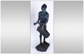 Soul Journeys Nuba Tribe Ltd and Numbered Figure ' African Heart Beat ' Kaduma. Num. 20-4999.