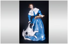 Royal Doulton Ltd and Numbered Edition Figurine ' Jane Eyre ' Number 115, HN.3842. Designer P.