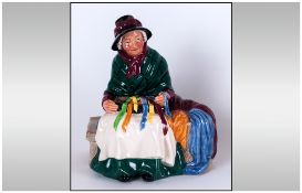 Royal Doulton Early Figure ' Silks and Ribbons ' HN.2017. Designer L. Harradine. Height 6 Inches,