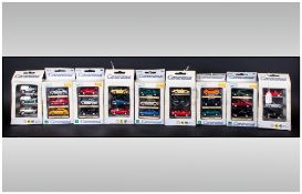 Cararama - Die Cast Miniatures 1.72 Scale Cars - 9-3 Packs In Total. Comprises Lexus G5300,