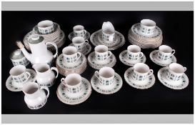 Royal Doulton Fine Bone China ( 69 ) Piece Dinner and Tea Service ' Tapestry ' Pattern. T.C.1024.