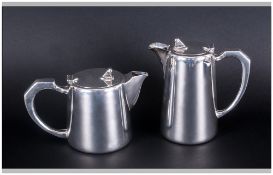 Plated Teapot & Coffee Pot Mappin & Webb, of heavy quality, Design Number W28695