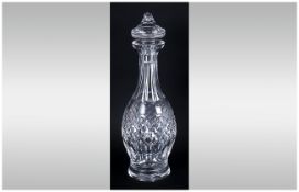 Waterford - Quality Cut Crystal Colleen Decanter ' Boyne ' Pattern. Waterford Mark to Base.