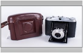 Photography Interest AGFA ISOLETTE II Folding Camera In Fitted Leather Case