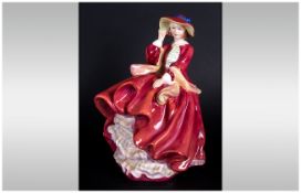 Royal Doulton Figurine ' Top of The Hill ' HN.1834. Designer L. Harradine. Height 7 Inches, Mint