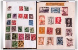 Three Stamp Albums Featuring Stamps, both mint and used from around the world.