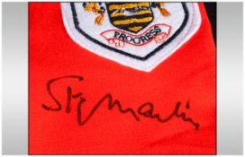 WITHDRAWN// Stanley Matthews Signed Blackpool Football Club Shirt. Signed by Stanley Matthews