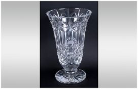 Waterford - Ltd Edition Fine Cut Crystal Balmoral Vase,