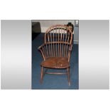 18th/19thC Windsor Chair spindled back. Height 33 inches.