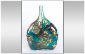 Mdina Signed Art Studio Glass Vase, Signed & Dated 1978. Excellent condition. 9.5'' in height.