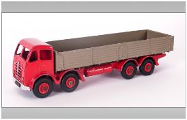 Dinky Toys 901 Diecast Metal Model Wagon 'Foden Diesel, 8 Wheel Wagon' Red colourway, 2x7''.