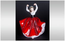 Royal Doulton Figurine ''Karen'' HN 3270 Designed By Peggy Davies 1990, Height 3¾ Inches