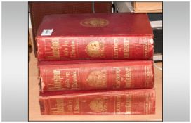 Books; The Plays Of Shakespeare by Howard Stanton 1858-60. a large 7x11'' set of three volumes in